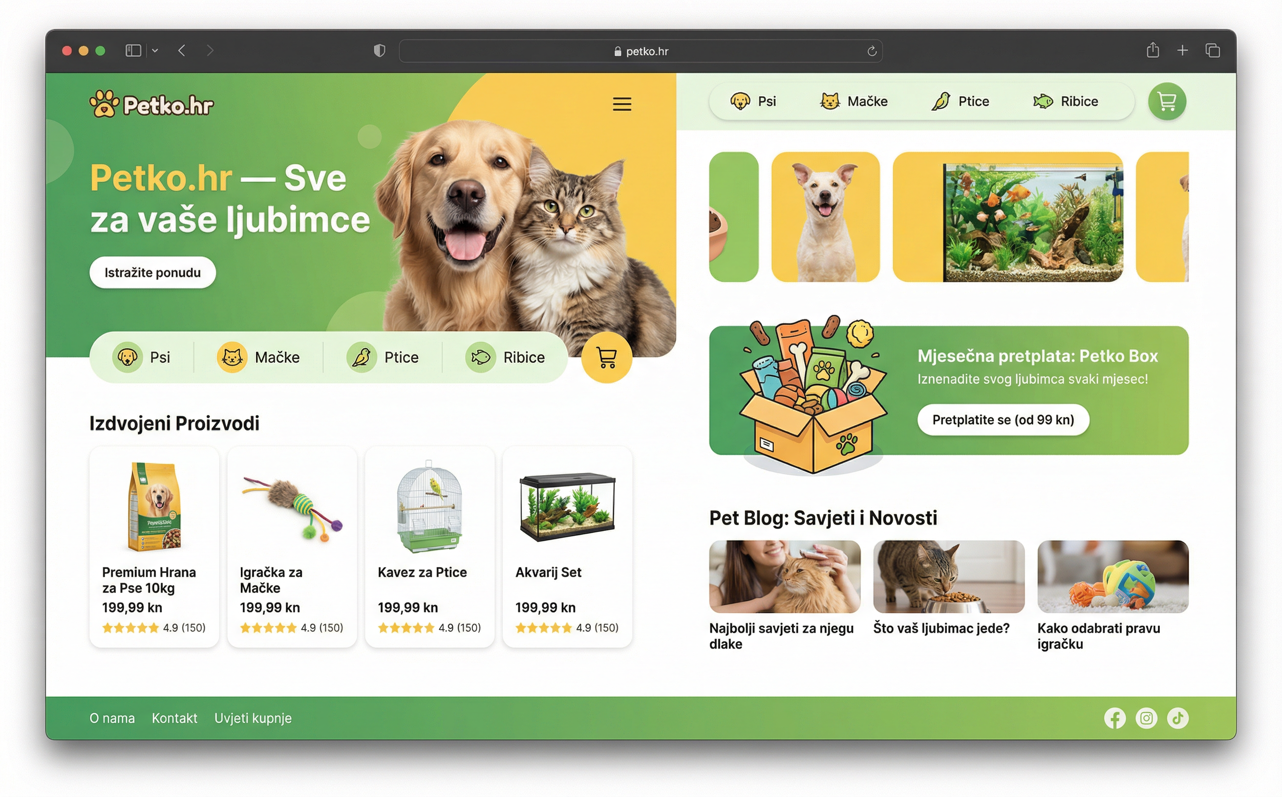 Kućni ljubimci webshop